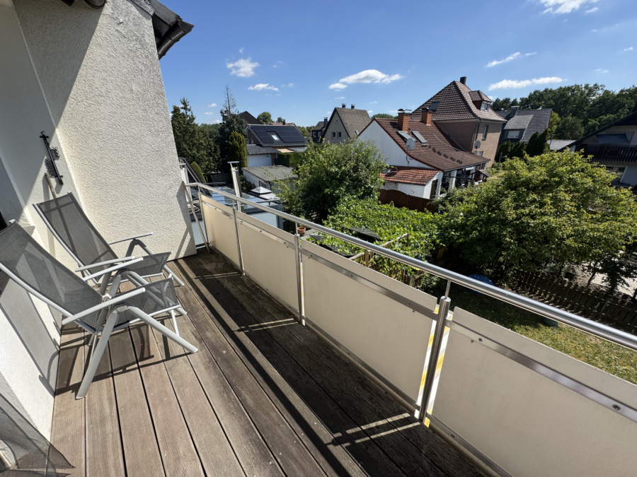 Familienfreundliches Reihenmittelhaus in Bielefeld-Ummeln - Balkon (19043)