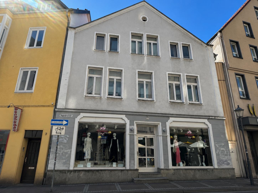 Attraktive Ladenfläche in der Bielefelder Altstadt - Hausansicht
